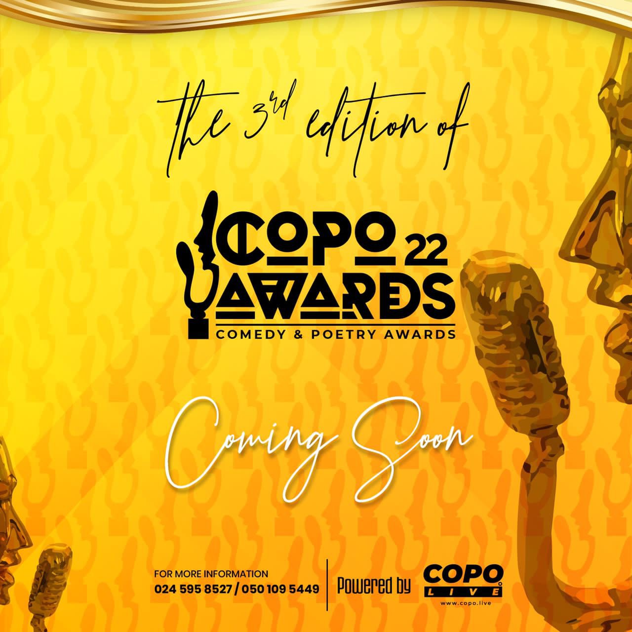 Nominations open for 2022 Comedy & Poetry Awards
