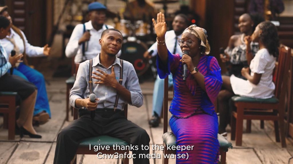 Simon Kumangye and Odehyieba Priscilla