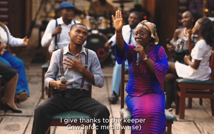 WATCH: Simon Kumangye and Odehyieba Priscilla Honour Late Yaw Sarpong and Maame Tiwaa in Gospel Mashup
